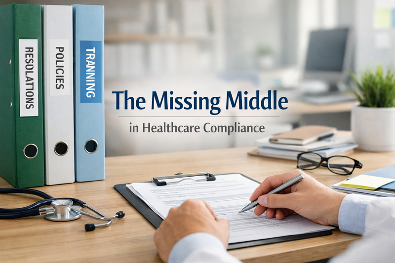 🧩 The Missing Middle in Healthcare Compliance - Sentinel Healthcare Solutions is the Answer