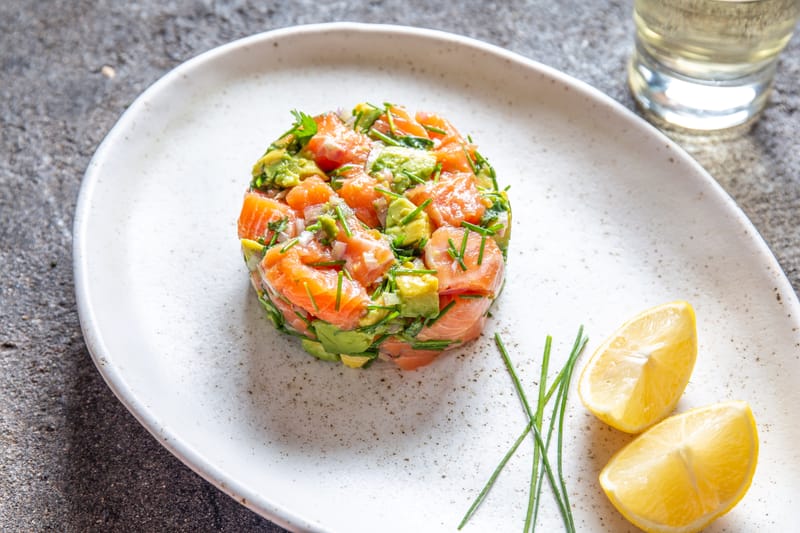 Tartare de saumon