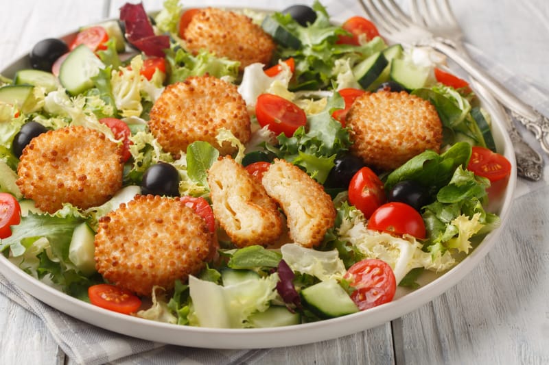 Salade Chèvre chaud