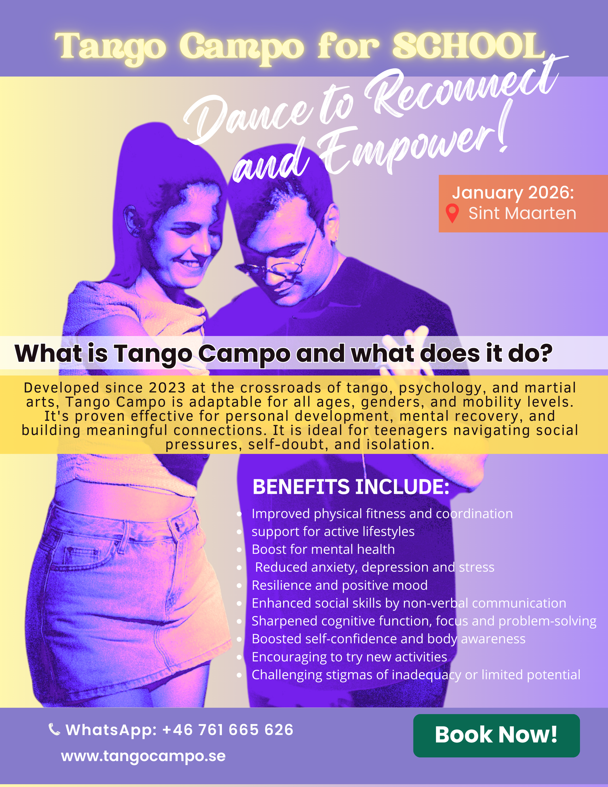 Offer for senior, youth and study organisations and other non-profits