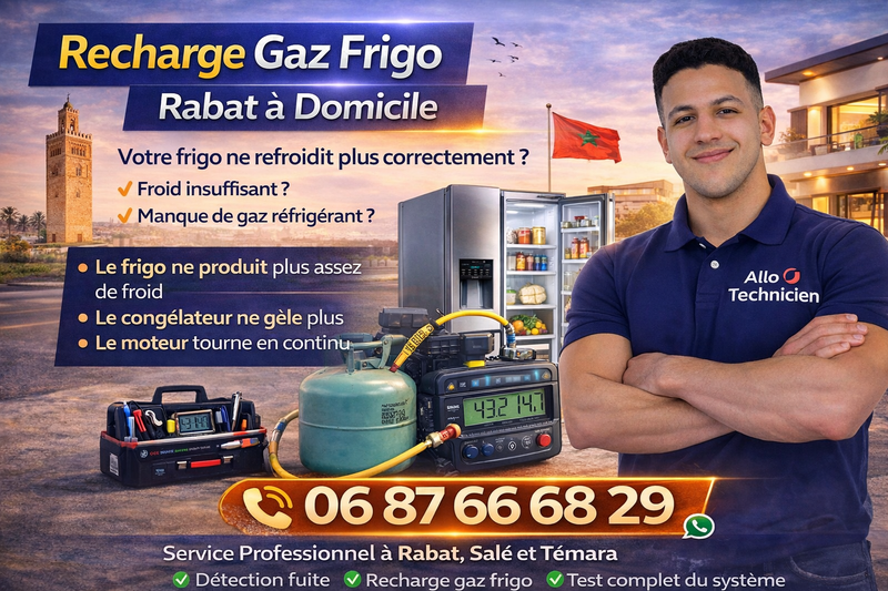 Recharge Gaz Frigo Rabat