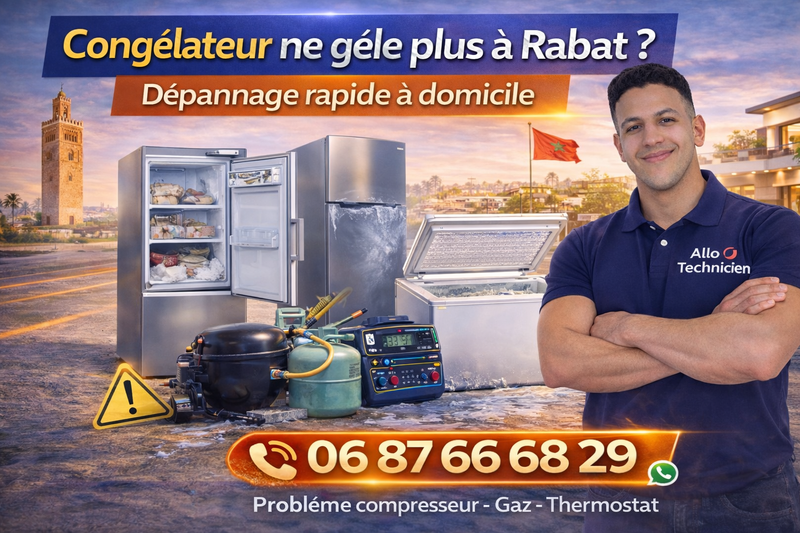 Congélateur ne gèle plus