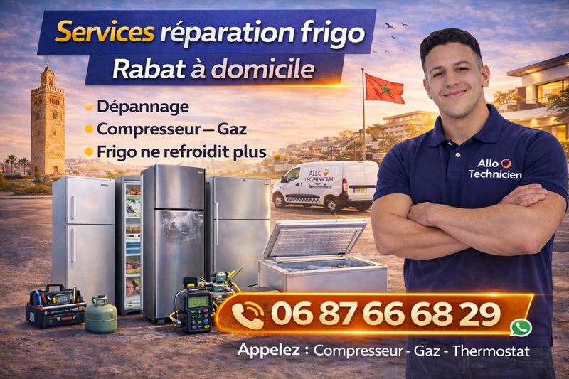 Services Réparation Frigo Rabat