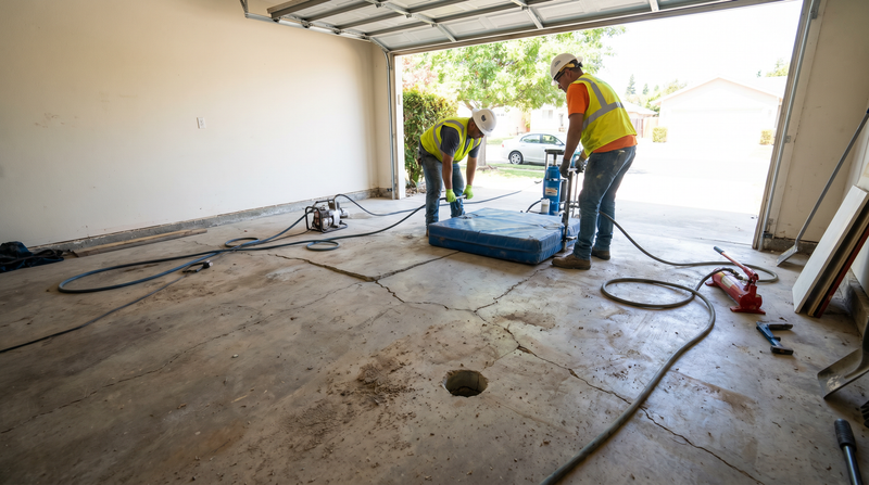 Garage Slab Lifting in Red Deer: A Smart Way to Restore Your Garage Floor