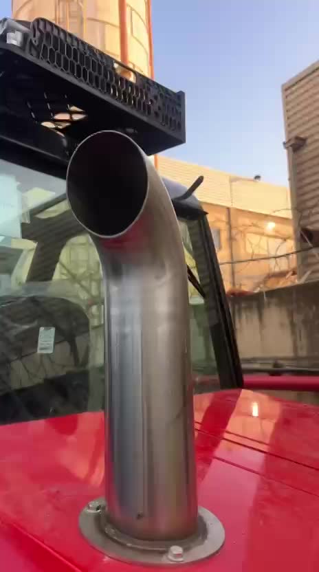 התקנת מזגן חשמלי למלגזת שדה MANITOU