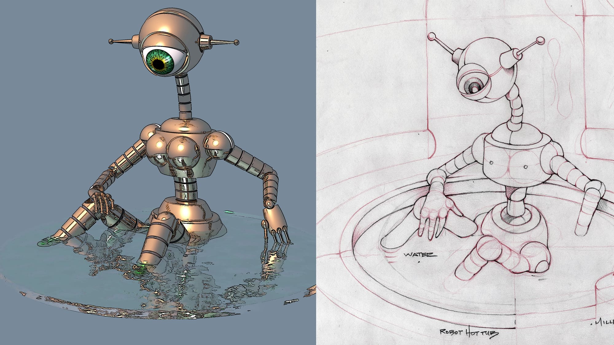 Robot Hottub