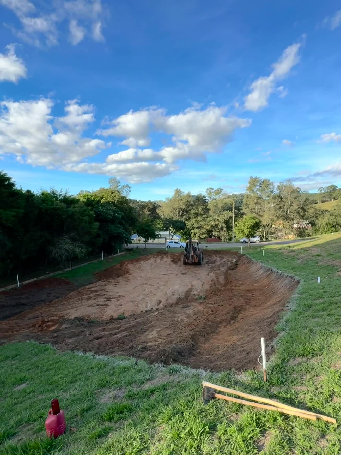 Obra executada no condomínio residencial Recanto Santa Bárbara - Jambeiro/SP