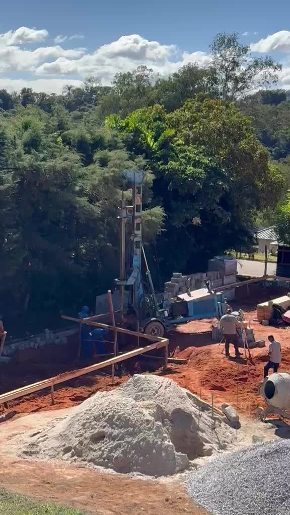Obra executada no condomínio residencial Recanto Santa Bárbara - Jambeiro/SP