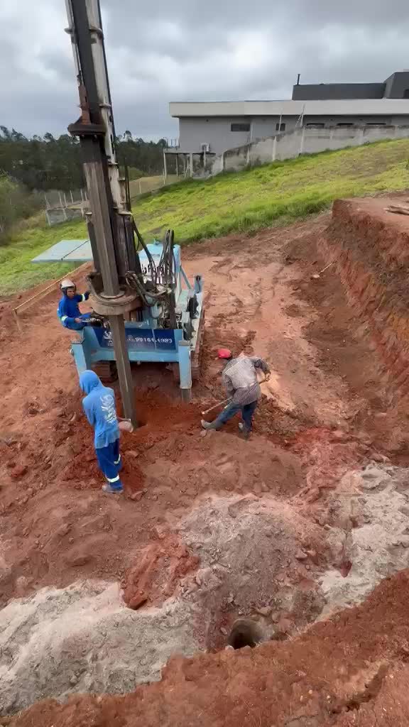 Obra executada no condomínio residencial Recanto Santa Bárbara - Jambeiro/SP
