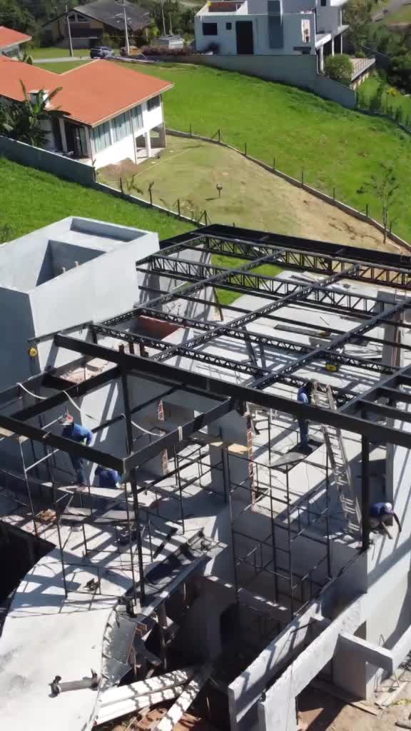 Obra executada no condomínio residencial Recanto Santa Bárbara - Jambeiro/SP