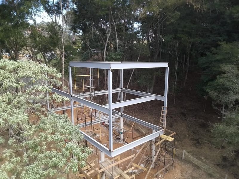 Obra executada no condomínio Santa Bárbara - Jambeiro/SP