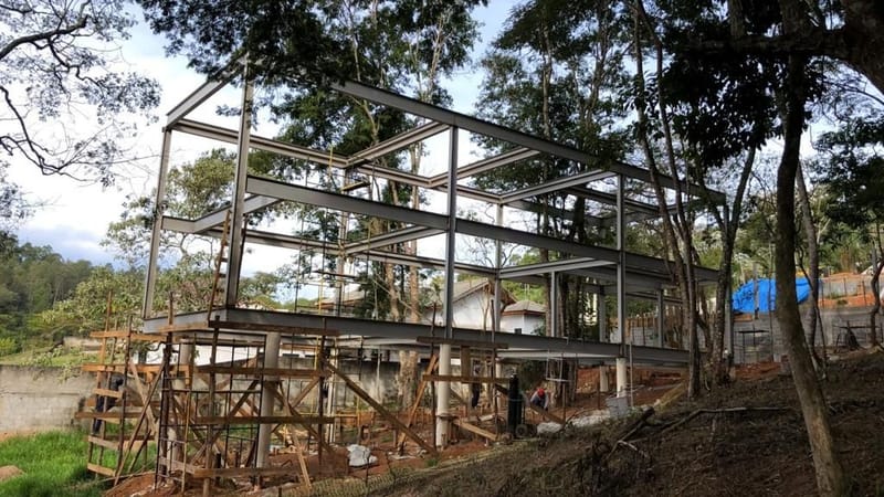 Obra executada no condomínio Santa Bárbara - Jambeiro/SP