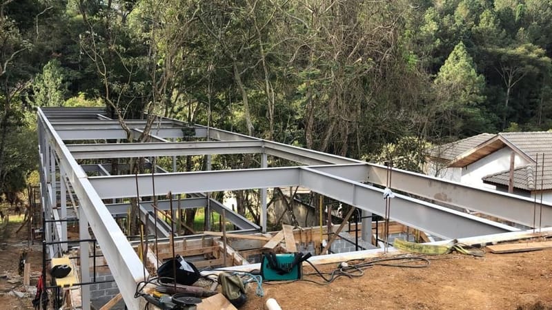 Obra executada no condomínio Santa Bárbara - Jambeiro/SP