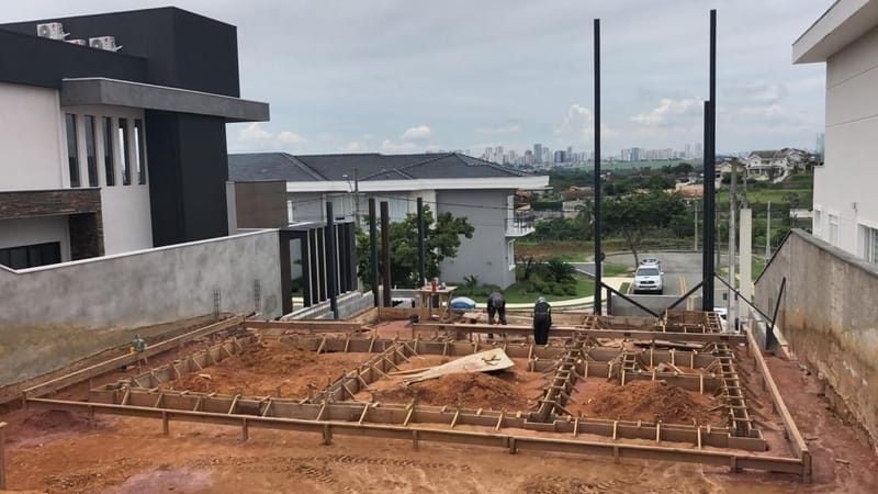 Obra executada no condomínio Montserrat - Urbanova/SJC