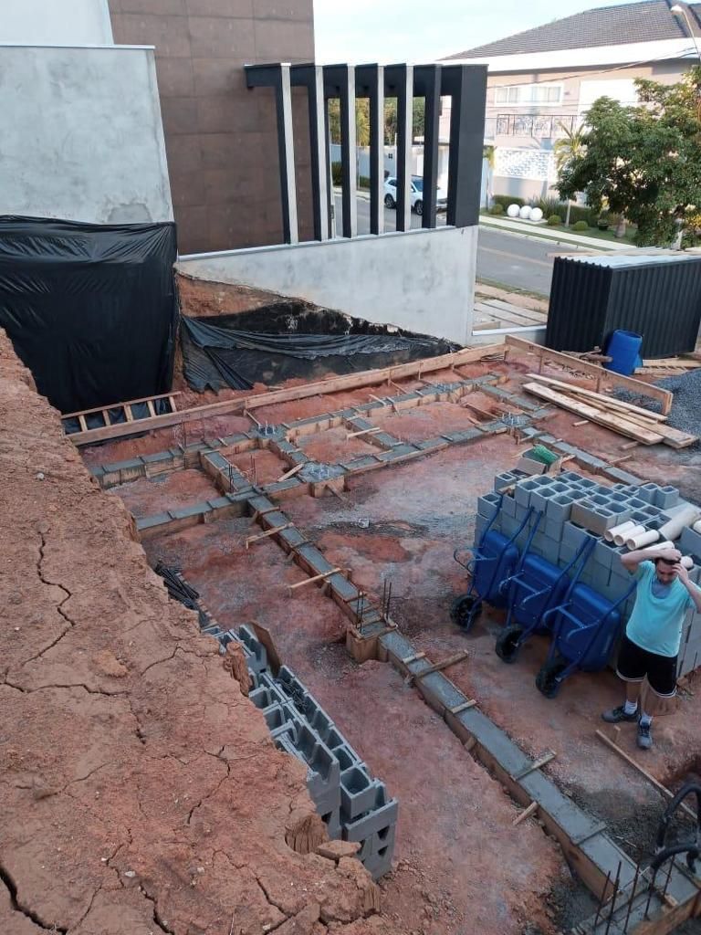 Obra executada no condomínio Montserrat - Urbanova/SJC