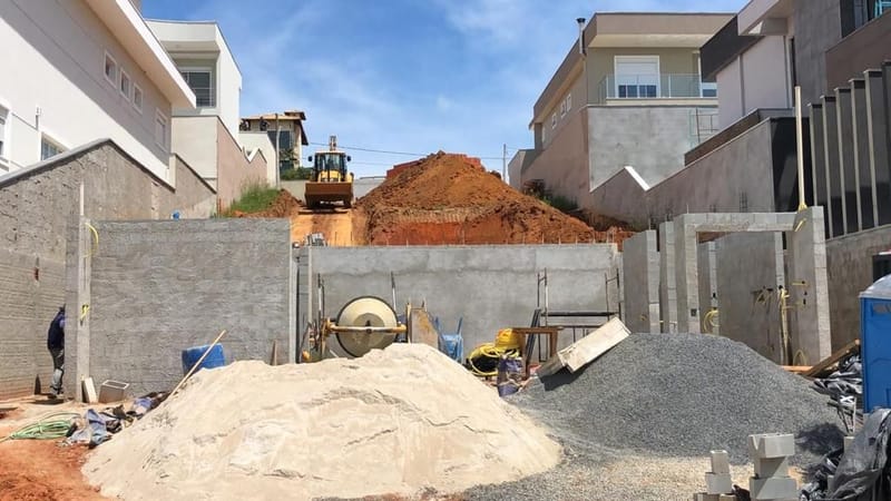 Obra executada no condomínio Montserrat - Urbanova/SJC