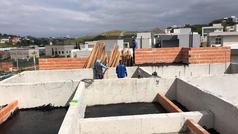 Obra executada no condomínio Montserrat - Urbanova/SJC