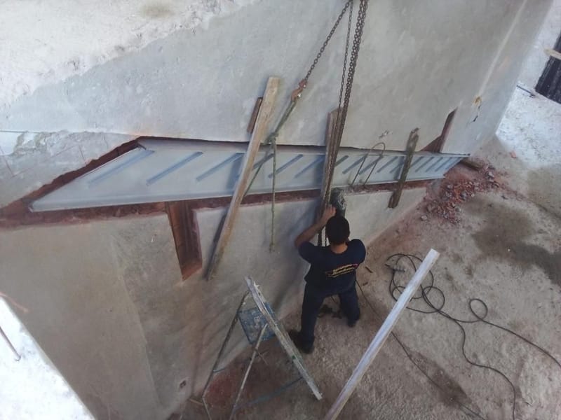 Obra executada no condomínio Montserrat - Urbanova/SJC