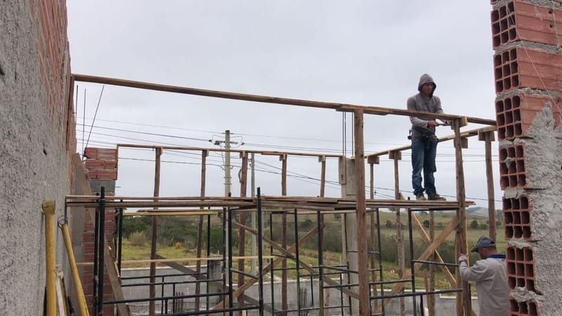 Obra executada no condomínio Monte Carlo - Urbanova/SP