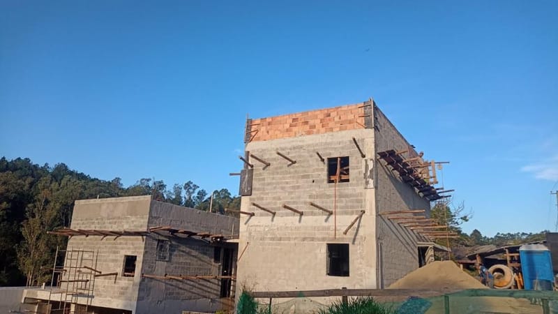 Casa alto padrão executada no condomínio residencial Santa Bárbara - Jambeiro/SP