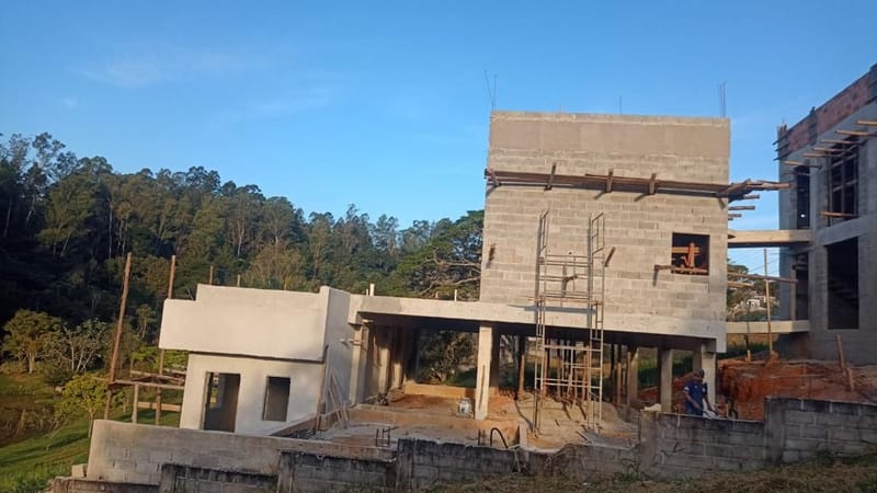 Casa alto padrão executada no condomínio residencial Santa Bárbara - Jambeiro/SP