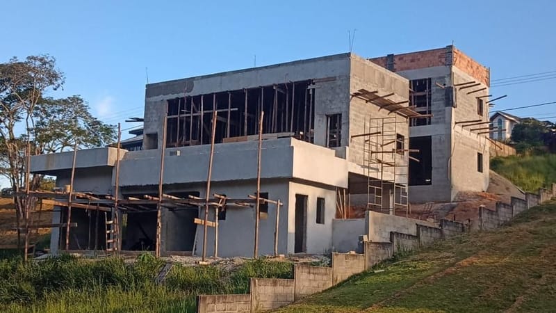 Casa alto padrão executada no condomínio residencial Santa Bárbara - Jambeiro/SP