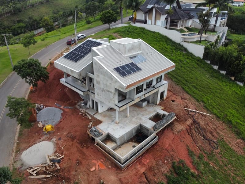 Casa Alto padrão executada no condomínio residencial Santa Bárbara - Jambeiro/SP