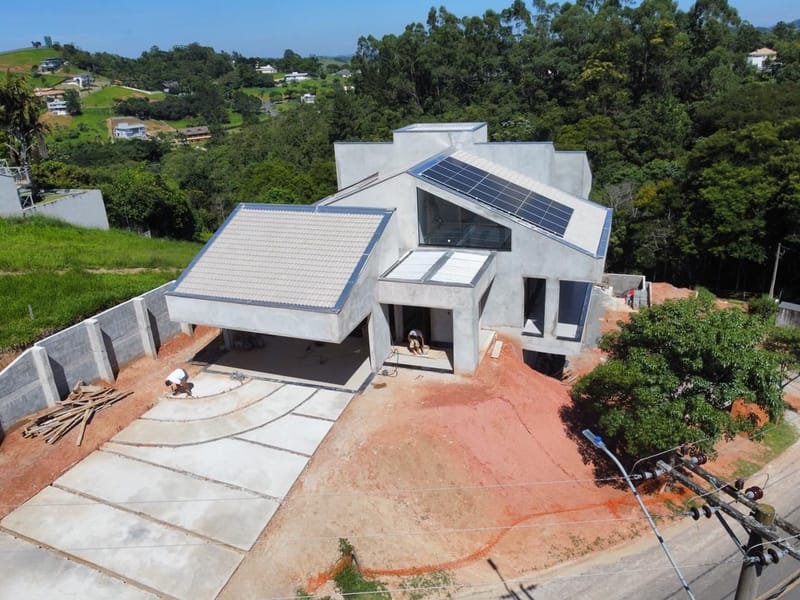 Casa Alto padrão executada no condomínio residencial Santa Bárbara - Jambeiro/SP