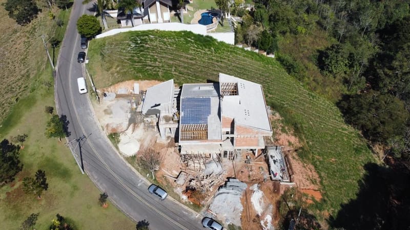 Casa Alto padrão executada no condomínio residencial Santa Bárbara - Jambeiro/SP