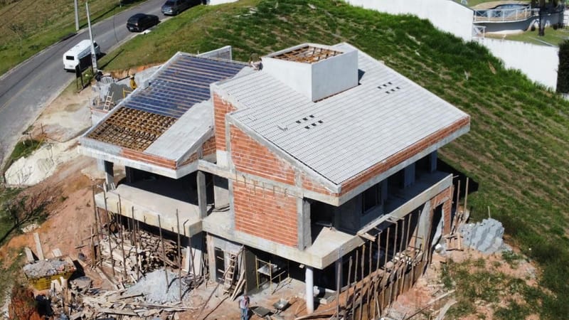 Casa Alto padrão executada no condomínio residencial Santa Bárbara - Jambeiro/SP