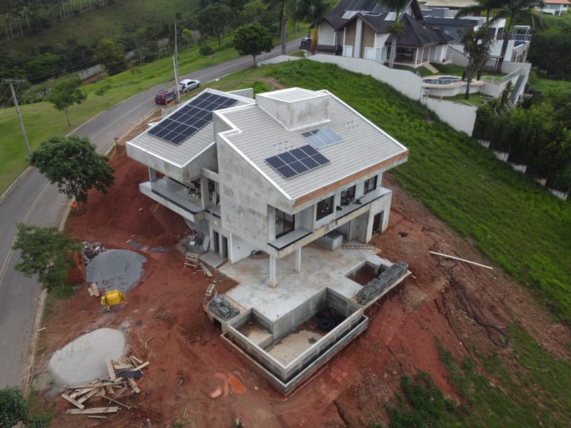 Casa Alto padrão executada no condomínio residencial Santa Bárbara - Jambeiro/SP