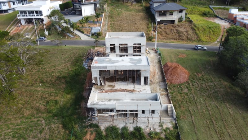 Casa alto padrão executada no condomínio residencial Santa Bárbara - Jambeiro/SP
