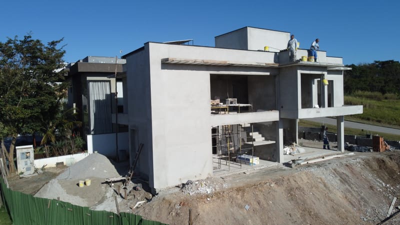 Obra executada no condomínio Monte Carlo - Urbanova/SP