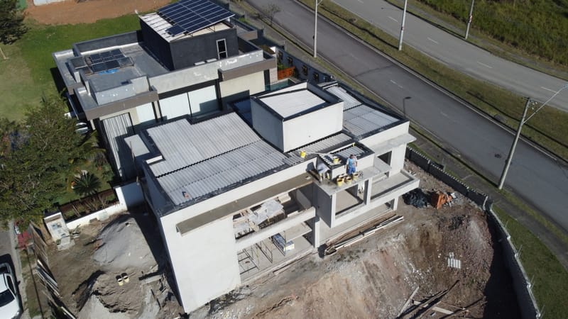 Obra executada no condomínio Monte Carlo - Urbanova/SP