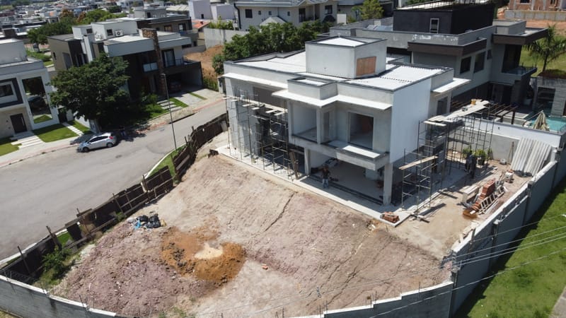 Obra executada no condomínio Monte Carlo - Urbanova/SP
