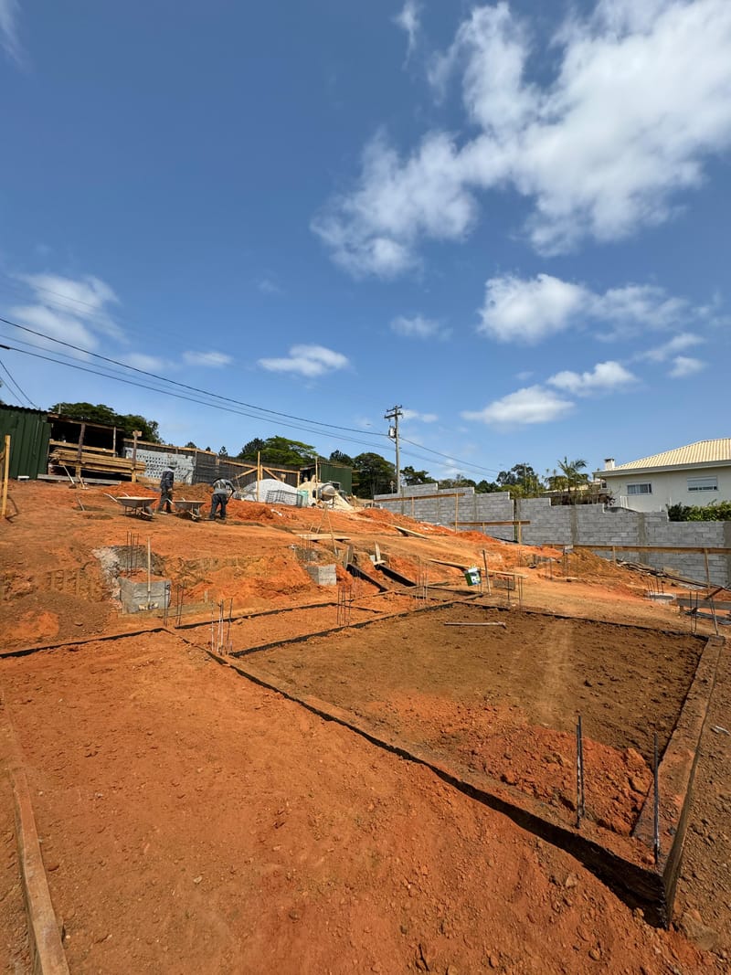Obra executada no condomínio residencial Recanto Santa Bárbara - Jambeiro/SP
