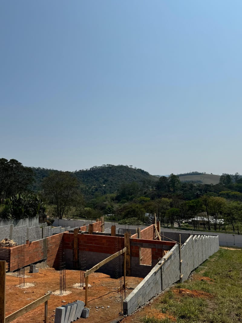 Obra executada no condomínio residencial Recanto Santa Bárbara - Jambeiro/SP