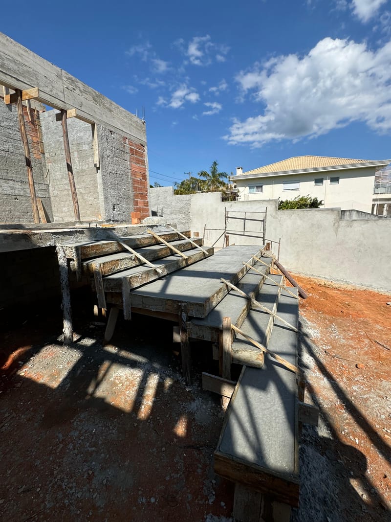 Obra executada no condomínio residencial Recanto Santa Bárbara - Jambeiro/SP