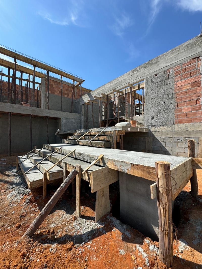 Obra executada no condomínio residencial Recanto Santa Bárbara - Jambeiro/SP