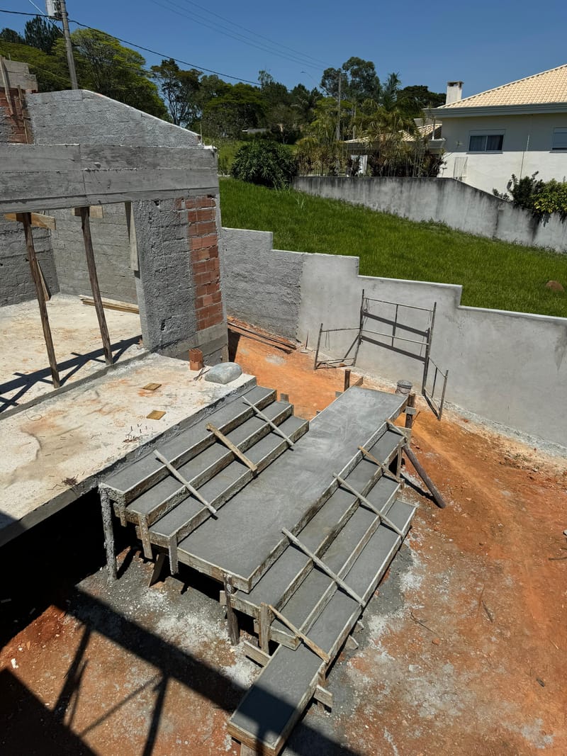 Obra executada no condomínio residencial Recanto Santa Bárbara - Jambeiro/SP