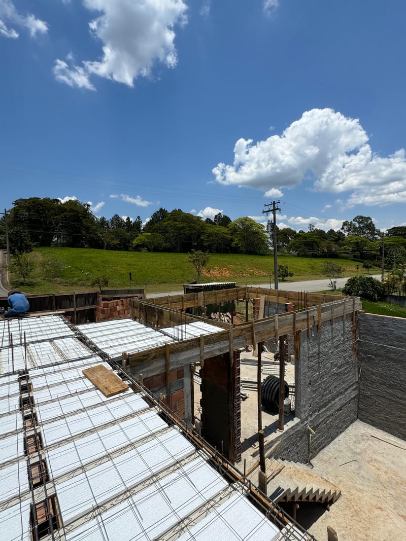 Obra executada no condomínio residencial Recanto Santa Bárbara - Jambeiro/SP