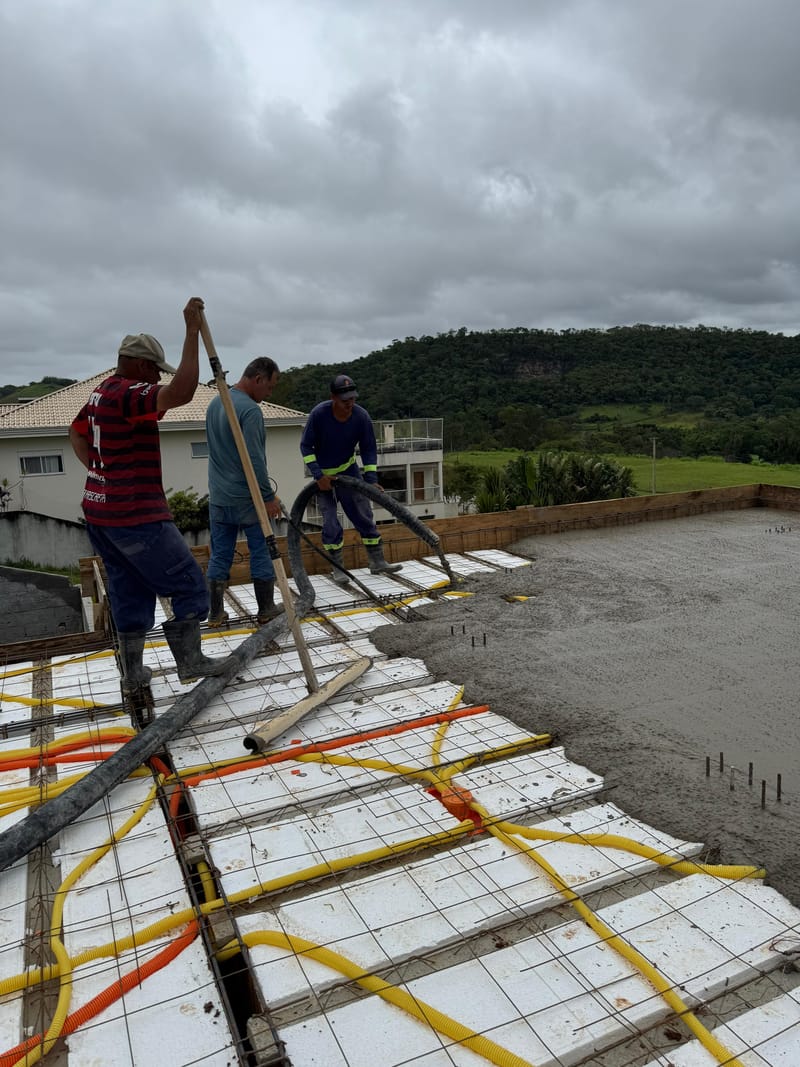 Obra executada no condomínio residencial Recanto Santa Bárbara - Jambeiro/SP