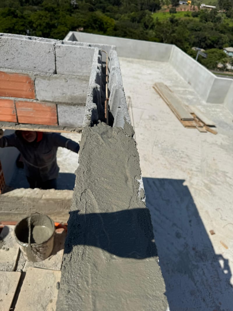 Obra executada no condomínio residencial Recanto Santa Bárbara - Jambeiro/SP