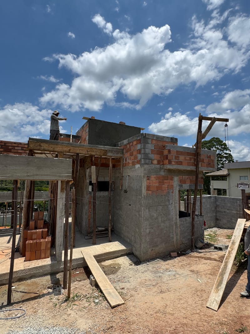 Obra executada no condomínio residencial Recanto Santa Bárbara - Jambeiro/SP
