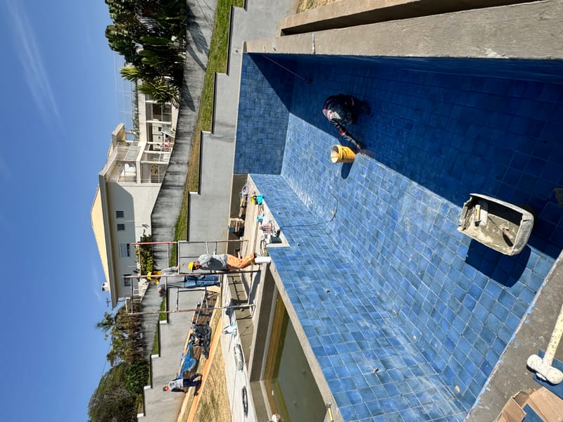 Obra executada no condomínio residencial Recanto Santa Bárbara - Jambeiro/SP