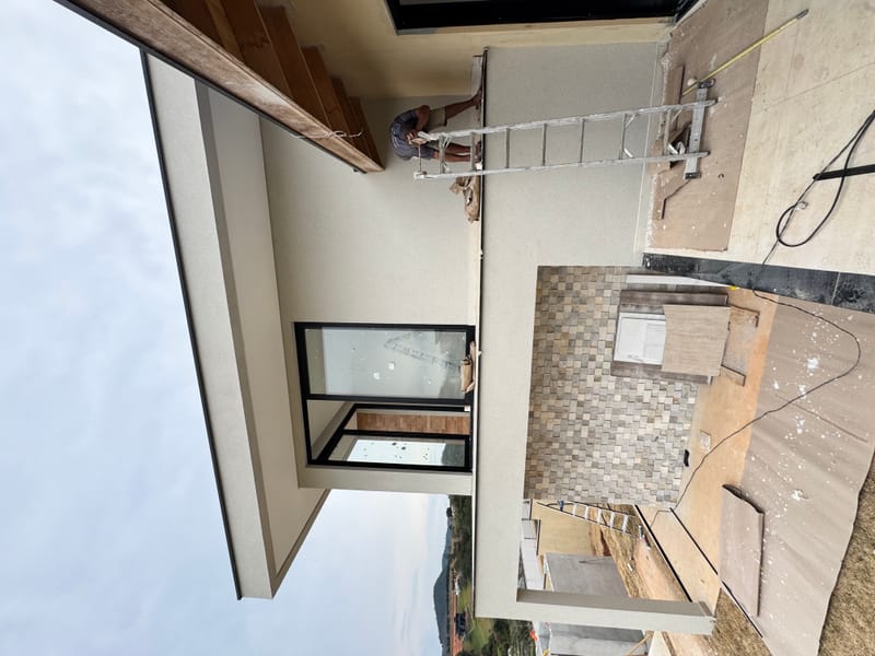 Obra executada no condomínio residencial Recanto Santa Bárbara - Jambeiro/SP