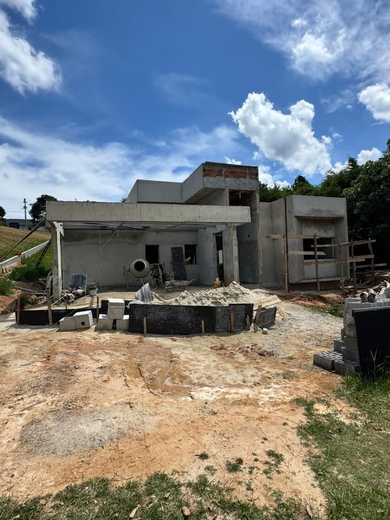 Obra executada no condomínio residencial Recanto Santa Bárbara - Jambeiro/SP