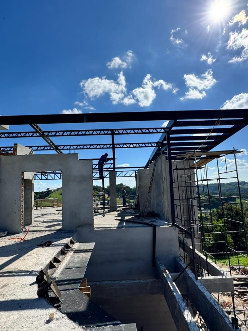 Obra executada no condomínio residencial Recanto Santa Bárbara - Jambeiro/SP