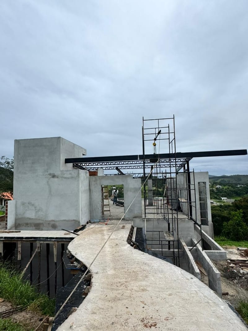 Obra executada no condomínio residencial Recanto Santa Bárbara - Jambeiro/SP