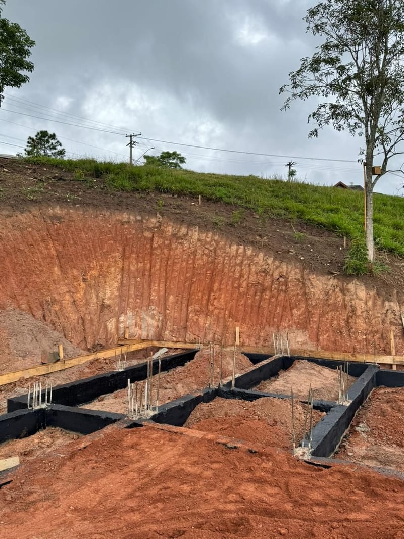 Obra executada no condomínio residencial Recanto Santa Bárbara - Jambeiro/SP